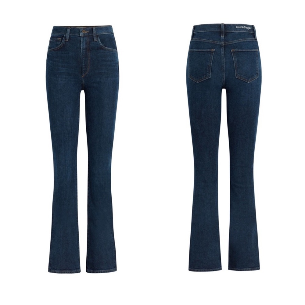 Favorite Daughter Dark Blue Valentina Boot Cut Jeans